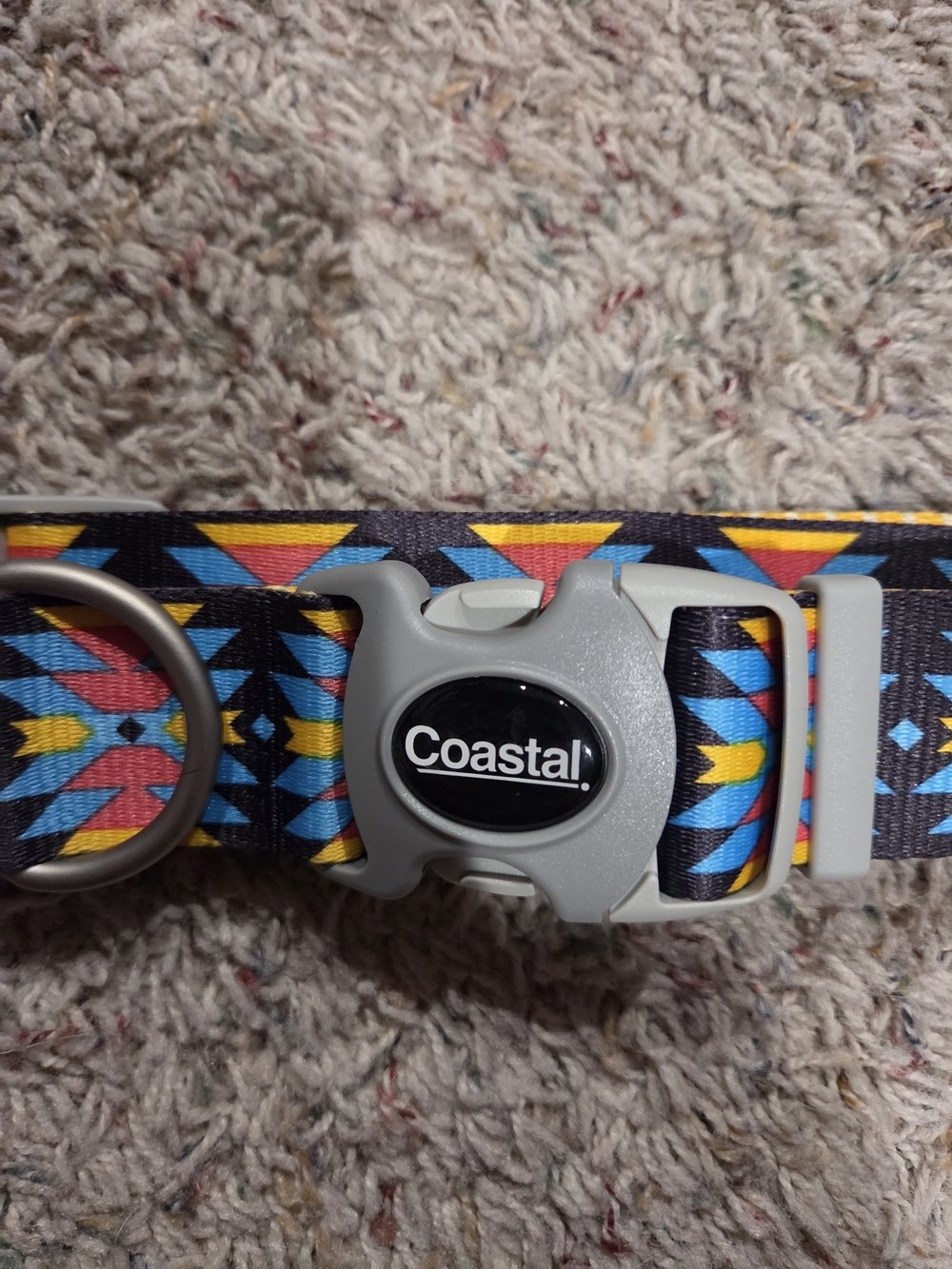 Coastal Patterned Large Dog Collar - Picture 2 of 11